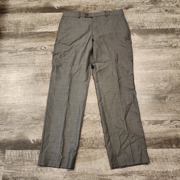 Calvin Klein Slim Fit Dress Pants 100% Wool/Laine P 32W x 30L